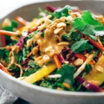 Thai Salad Recipe with Peanut Dressing