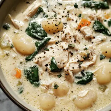 Crockpot Chicken Gnocchi Soup