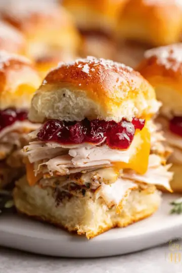 Leftover Thanksgiving Turkey Sliders