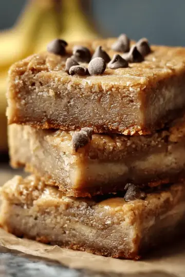 Banana Blondies