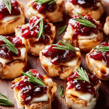 Cranberry Brie Bites