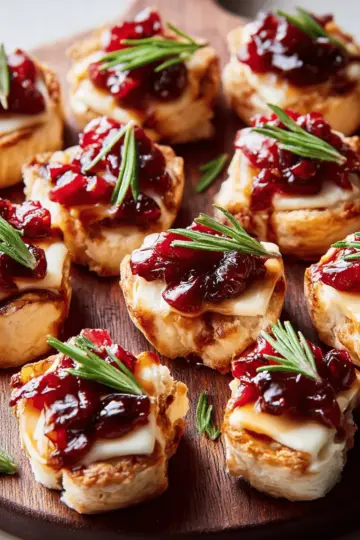 Cranberry Brie Bites
