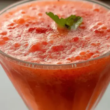 Mongolian Strawberry Orange Juice Smoothie