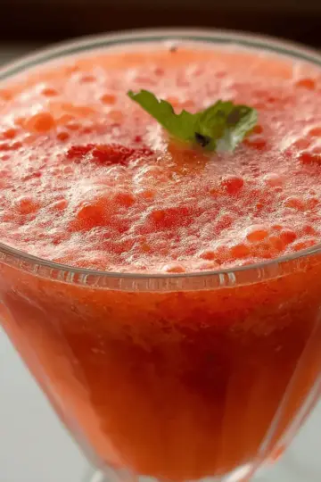 Mongolian Strawberry Orange Juice Smoothie