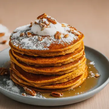 Fluffy Pumpkin Pancake Recipe