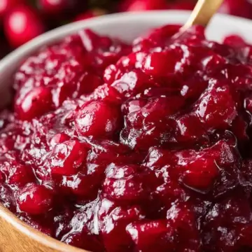 Homemade Cranberry Sauce