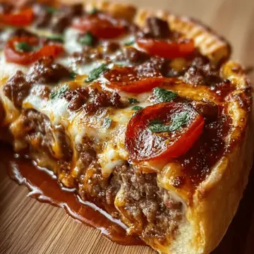 Pizza Burger Pie: A Delicious Twist on Classic Flavors