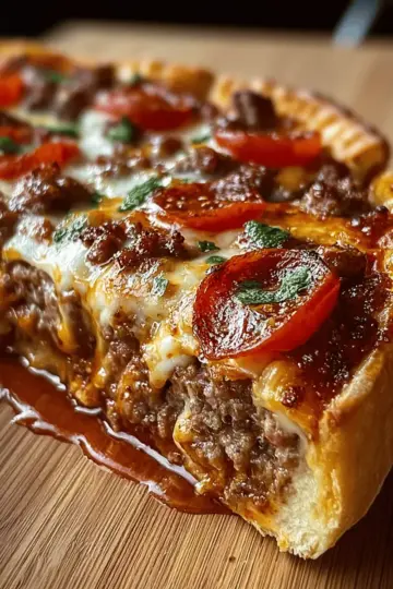 Pizza Burger Pie: A Delicious Twist on Classic Flavors