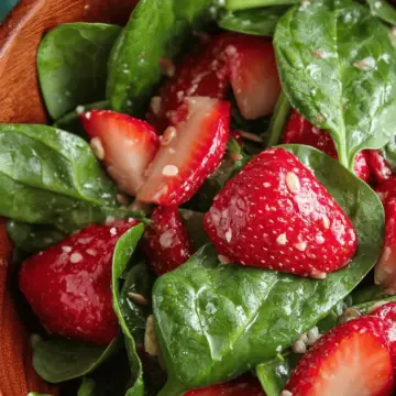 Strawberry Spinach Salad