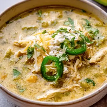 Green Chile Chicken Enchilada Soup