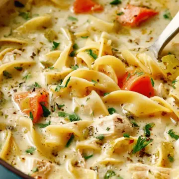 Creamy Chicken Noodle Soup