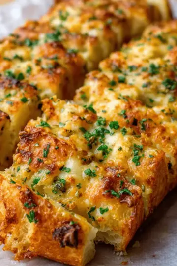 Cheesy Roasted Garlic Bread