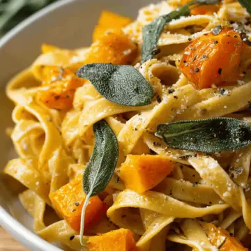 Brown Butter Sage & Pumpkin Fettuccine