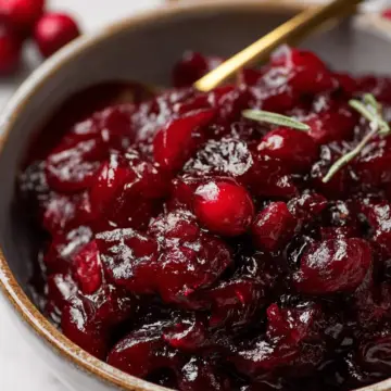 Boozy Cranberry Sauce