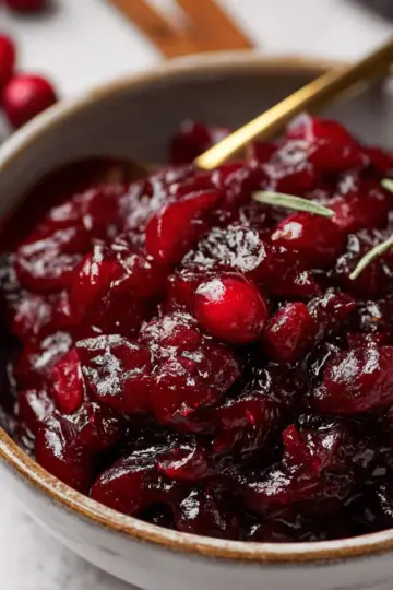 Boozy Cranberry Sauce