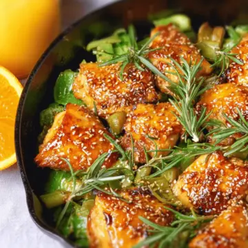Baked Florida Orange Juice Rosemary Chicken