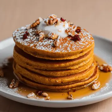Fluffy Pumpkin Pancake Recipe
