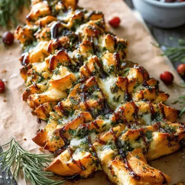 Christmas Tree Pull Apart Appetizer
