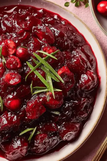 Classic Christmas Cranberry Sauce