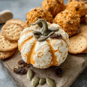 Mini Pumpkin Cheese Balls
