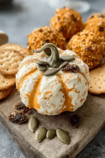 Mini Pumpkin Cheese Balls