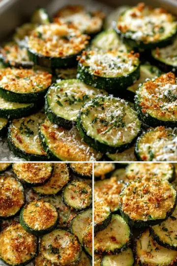 Crispy Baked Parmesan Zucchini Recipe