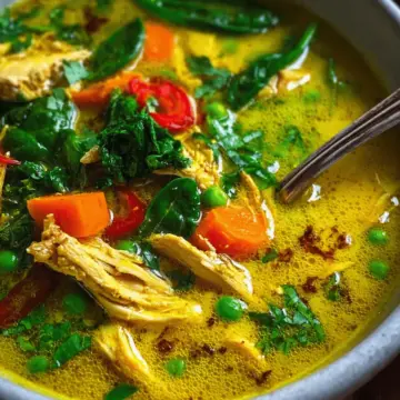 Anti Inflammatory Turmeric Chicken Soup