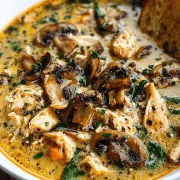 Rotisserie Chicken Mushroom Soup