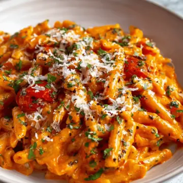 Easy and Creamy Tomato Garlic Pasta Recipe