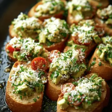 Avocado Bruschetta