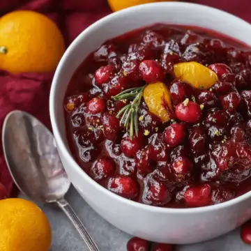 Easy Homemade Fresh Cranberry Orange Sauce Recipe