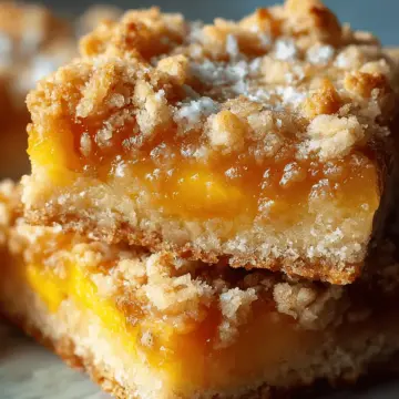Heavenly Summer Peach Bars
