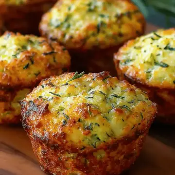 Crispy Parmesan Zucchini Muffins