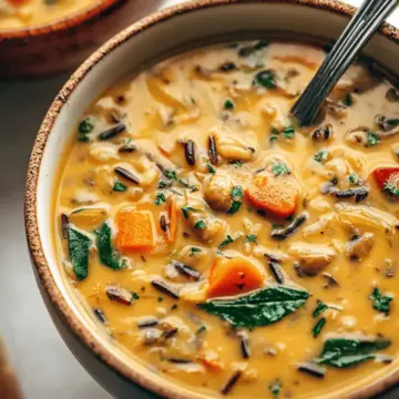 Pumpkin Wild Rice Soup