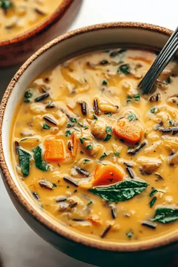 Pumpkin Wild Rice Soup