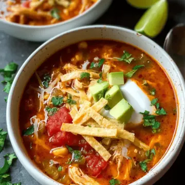 Chicken Enchilada Slow Cooker Soup