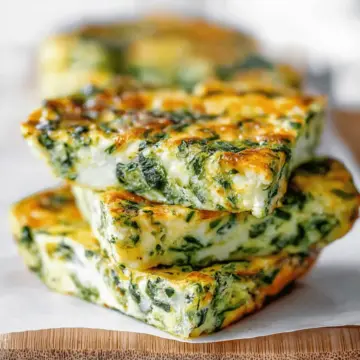 Baked Spinach Zucchini Frittata Fingers