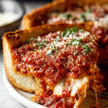 Chicago-Style Deep Dish Pizza