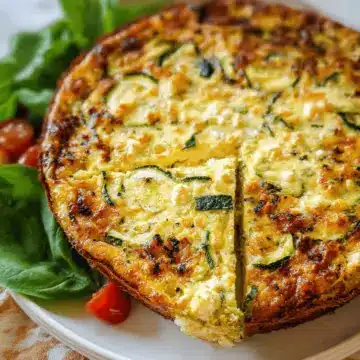 Crustless Cottage Cheese Zucchini Quiche