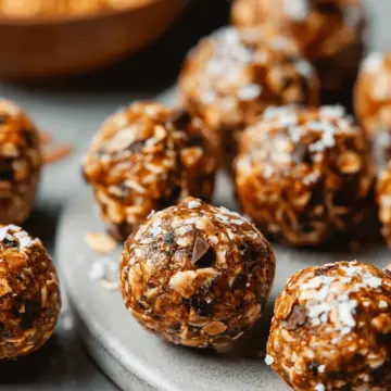 No Bake Pumpkin Spice Energy Bites