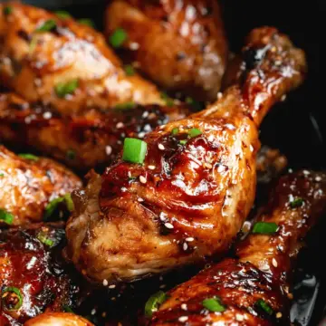 Slow Cooker Asian Glazed Chicken Drumsticks