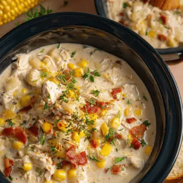 Crockpot Chicken Corn Chowder
