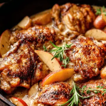 Skillet Apple Cider Chicken