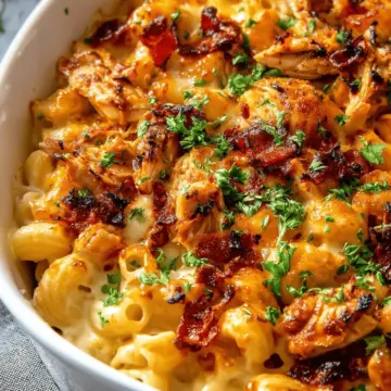 BBQ Chicken Mac and Cheese