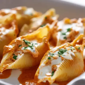 Buffalo Chicken Stuffed Shells