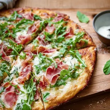 Prosciutto Arugula Pizza