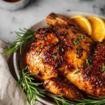 Honey Orange Roasted Chicken Recipe