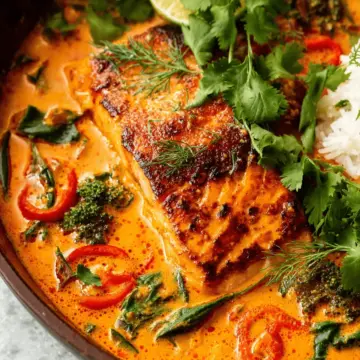Salmon Coconut Curry
