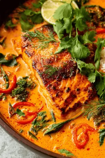 Salmon Coconut Curry