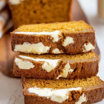Cream Cheese-Filled Pumpkin Bread